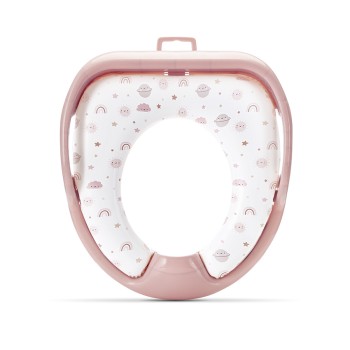 SOFT TOILET SEAT PLANETS PINK