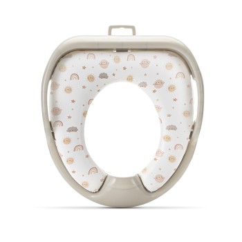 SOFT TOILET SEAT PLANETS BEIGE