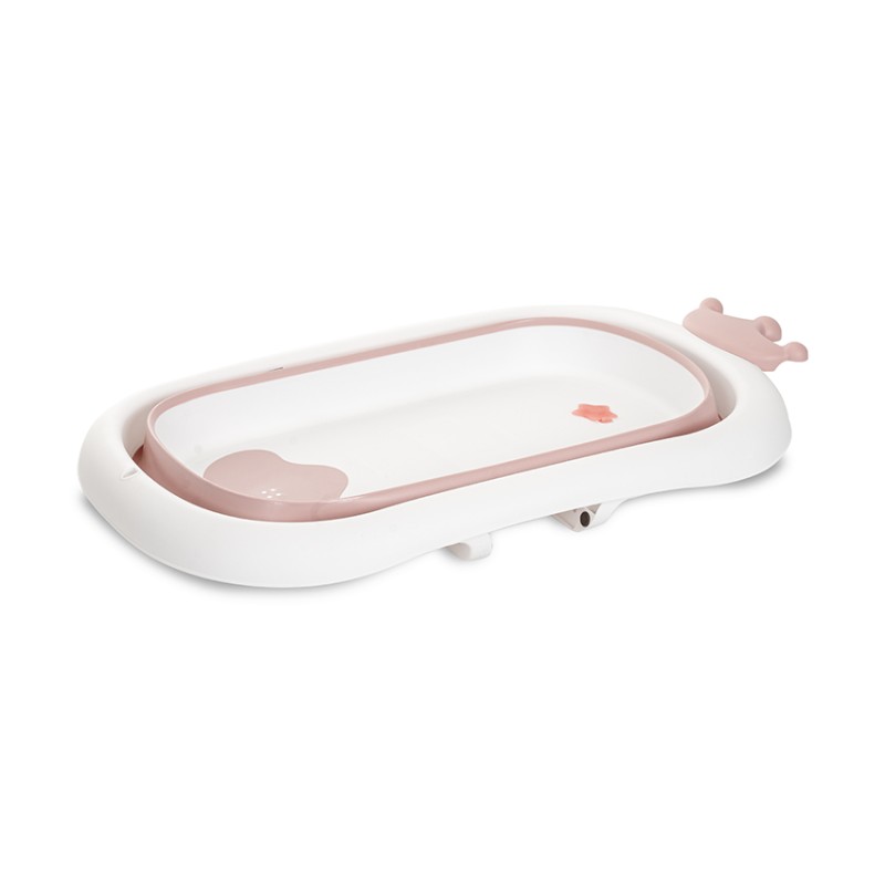 FOLDING BATHTUB 83 CM WITH PLUG ROYAL NORDIC PINK