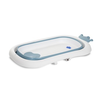 FOLDING BATHTUB 83 CM WITH PLUG ROYAL NORDIC BLUE