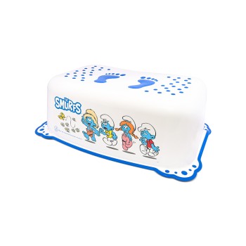 STEP STOOL THE SMURFS WHITE
