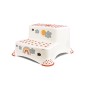 DOUBLE STEP STOOL RAINBOW WHITE NEW