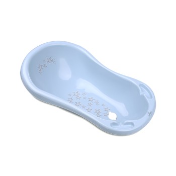 BATH 84 WITH PLUG/ANTI SLIP MAT  LITTLE STARS BLUE
