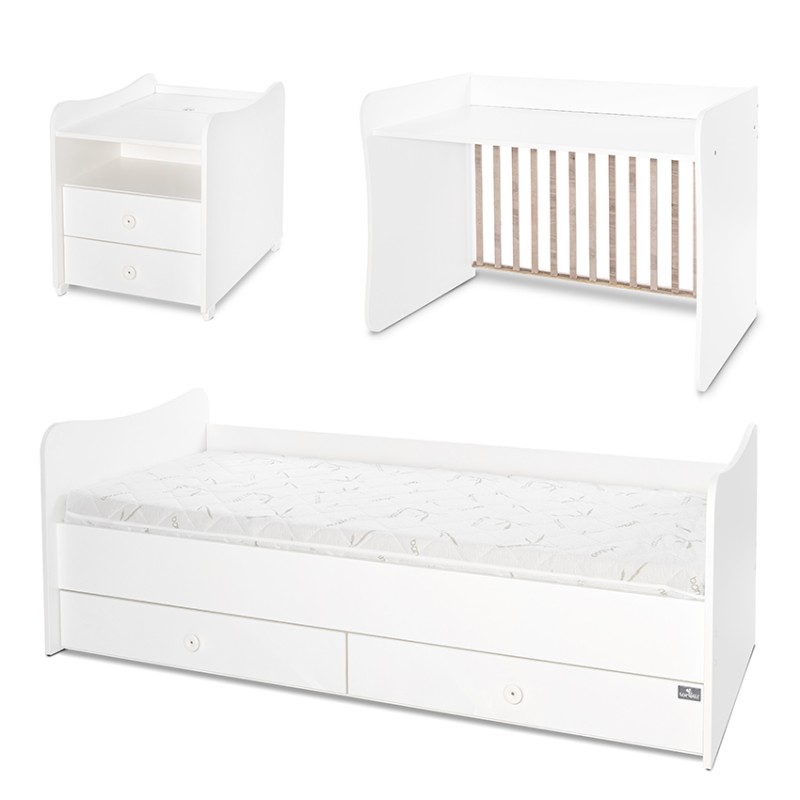 BED COMBO 172/72 WHITE