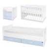BED COMBO 172/72 WHITE/BABY BLUE