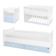 BED COMBO 172/72 WHITE/BABY BLUE BED COMBO 172/72 WHITE/BABY BLUE