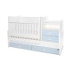BED COMBO 172/72 WHITE/BABY BLUE BED COMBO 172/72 WHITE/BABY BLUE