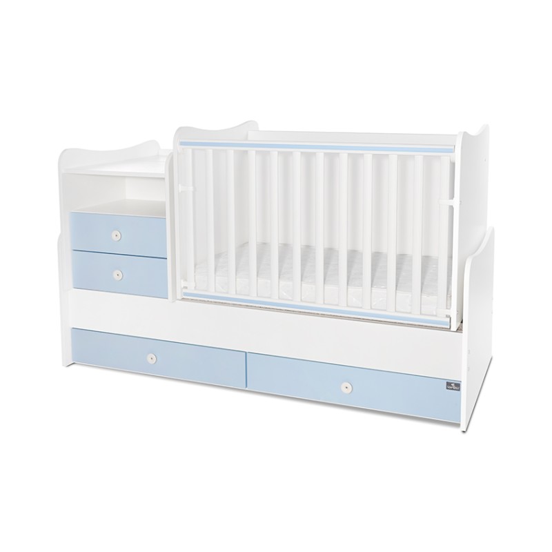 BED COMBO 172/72 WHITE/BABY BLUE