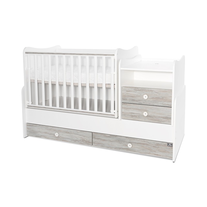 BED COMBO 172/72 WHITE/ARTWOOD