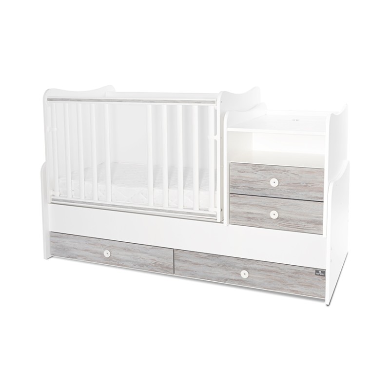 BED COMBO 172/72 WHITE/ARTWOOD