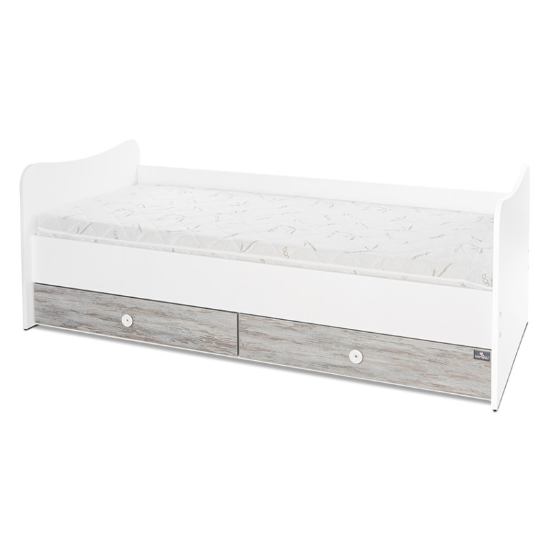 BED COMBO 172/72 WHITE/ARTWOOD