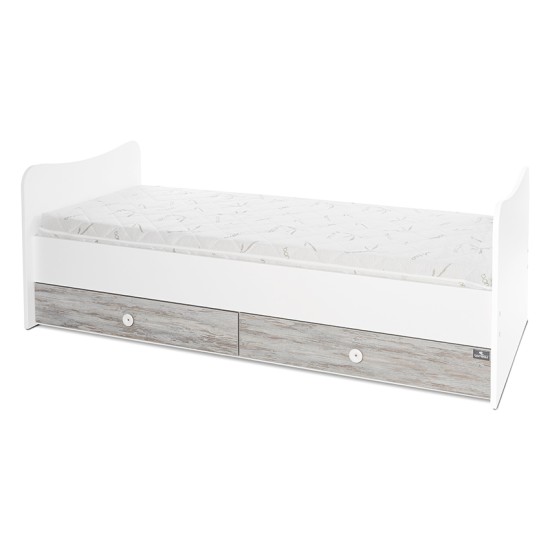 BED COMBO 172/72 WHITE/ARTWOOD BED COMBO 172/72 WHITE/ARTWOOD