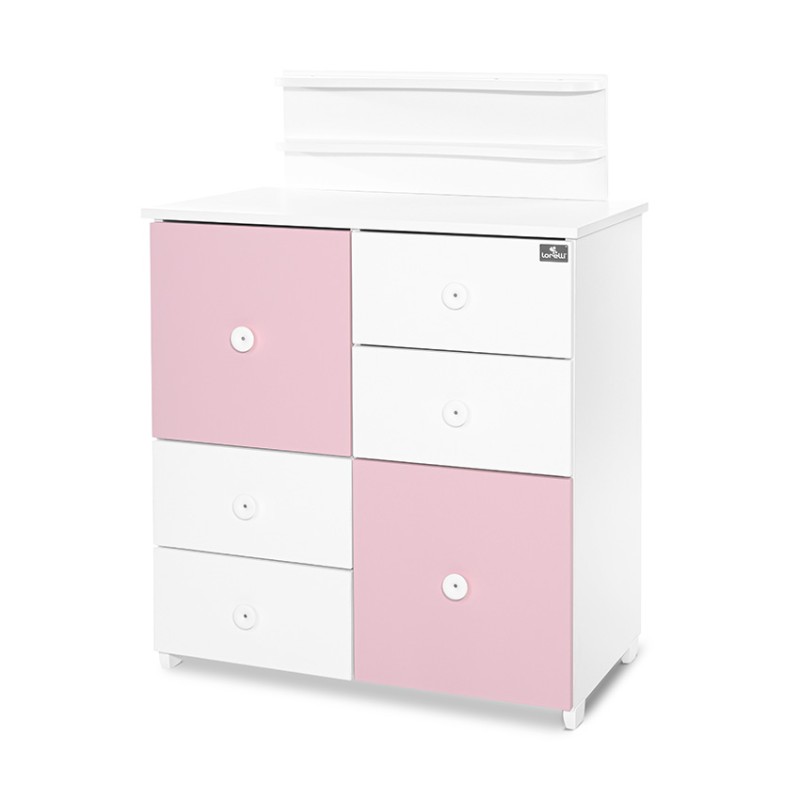 CUPBOARD NEW  COLOUR WHITE/ORCHID PINK