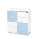 CUPBOARD NEW COLOUR WHITE/BABY BLUE CUPBOARD NEW COLOUR WHITE/BABY BLUE