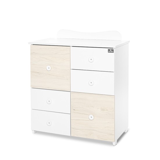 CUPBOARD COLOUR WHITE/LIGHT OAK NEW
