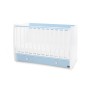 BED DREAM NEW 60/120 COLOUR WHITE/BABY BLUE