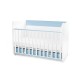 BED DREAM NEW 60/120 COLOUR WHITE/BABY BLUE BED DREAM NEW 60/120 COLOUR WHITE/BABY BLUE