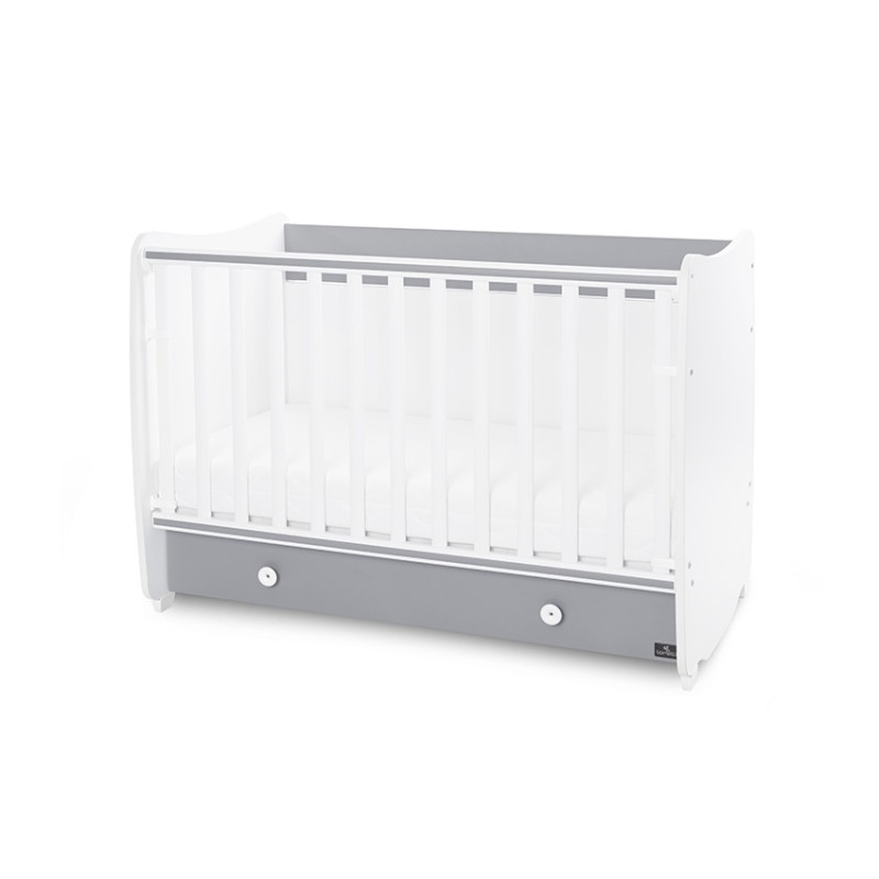 BED DREAM NEW 60/120 COLOUR WHITE/STONE GREY