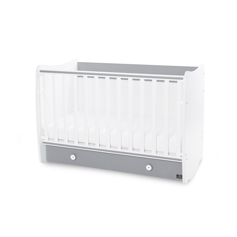 BED DREAM NEW 60/120 COLOUR WHITE/STONE GREY