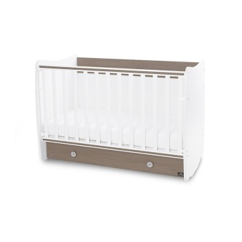 BED DREAM 60/120 WHITE/COFFEE NEW