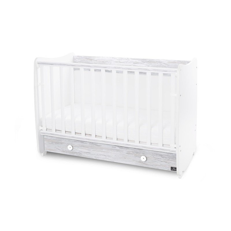 BED DREAM 60/120 WHITE/ARTWOOD NEW