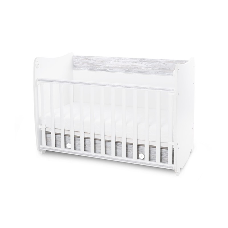 BED DREAM 60/120 WHITE/ARTWOOD NEW