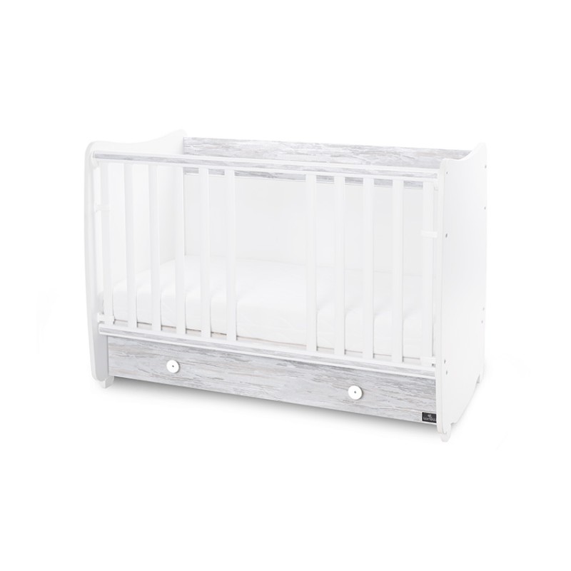 BED DREAM 60/120 WHITE/ARTWOOD NEW