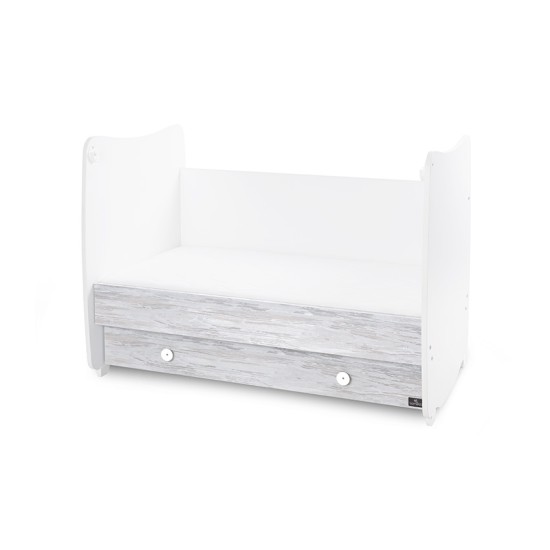BED DREAM 60/120 WHITE/ARTWOOD NEW BED DREAM 60/120 WHITE/ARTWOOD NEW