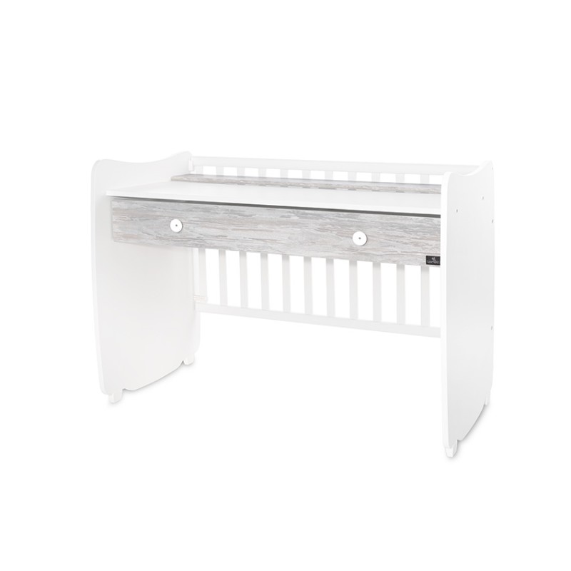 BED DREAM 60/120 WHITE/ARTWOOD NEW