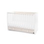 BED DREAM  60/120 WHITE/LIGHT OAK NEW