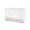 BED DREAM  60/120 WHITE/LIGHT OAK NEW
