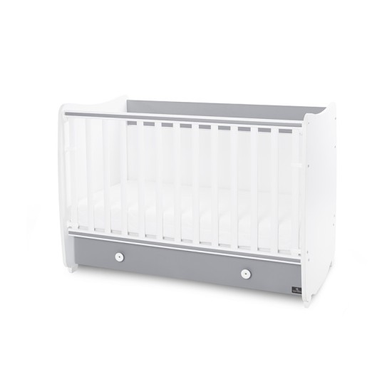 BED DREAM 70/140 NEW COLOUR WHITE/STONE GREY BED DREAM 70/140 NEW COLOUR WHITE/STONE GREY