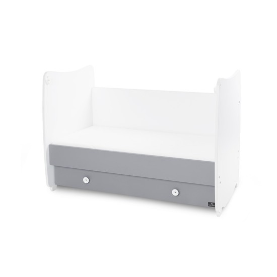 BED DREAM 70/140 NEW COLOUR WHITE/STONE GREY BED DREAM 70/140 NEW COLOUR WHITE/STONE GREY