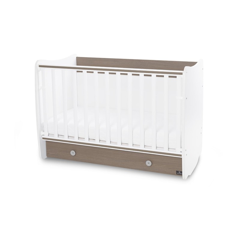 BED DREAM 70/140 COLOUR WHITE/COFFEE NEW