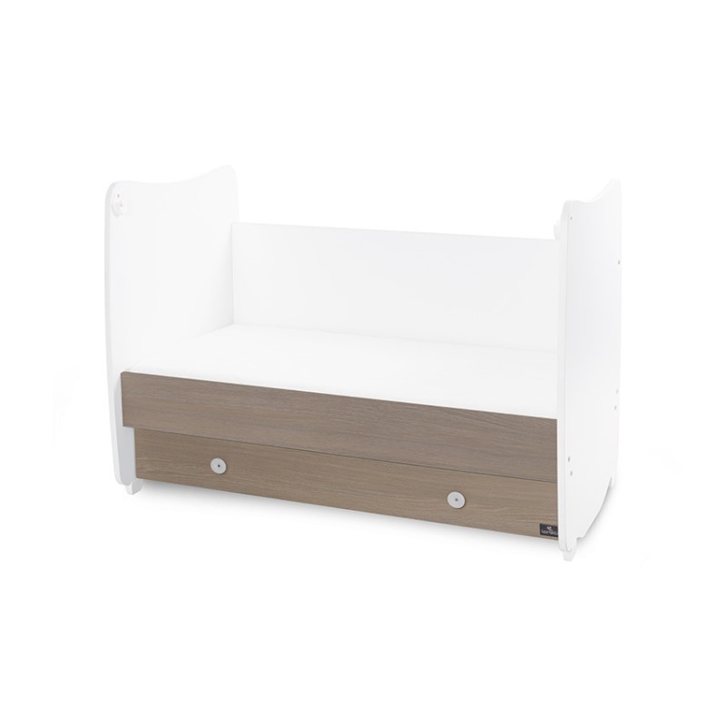 BED DREAM 70/140 COLOUR WHITE/COFFEE NEW