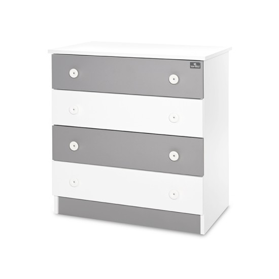 DRESSER NEW WHITE/STONE GREY DRESSER NEW WHITE/STONE GREY
