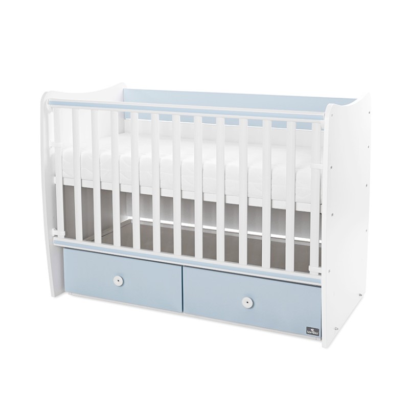 BED MATRIX NEW 60/120 WHITE/BABY BLUE-2BOX
