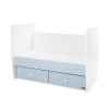 BED MATRIX NEW 60/120 WHITE/BABY BLUE-2BOX