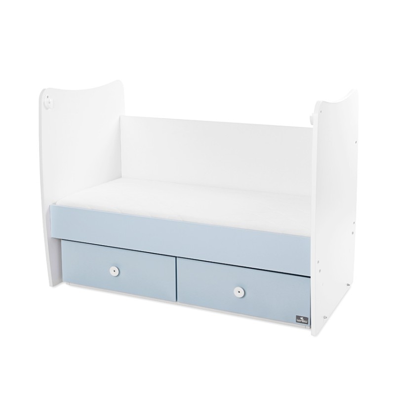 BED MATRIX NEW 60/120 WHITE/BABY BLUE-2BOX