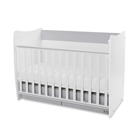BED MATRIX NEW 60/120 WHITE/STONE GREY-2BOX