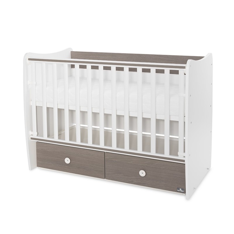 BED MATRIX NEW 60/120 WHITE/COFFEE-2BOX