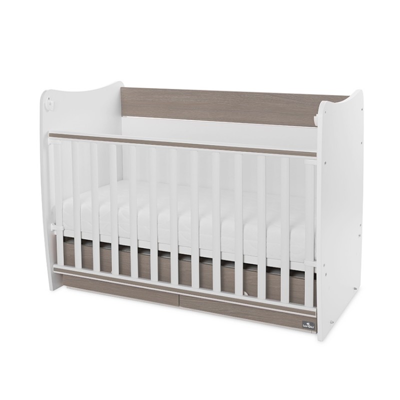 BED MATRIX NEW 60/120 WHITE/COFFEE-2BOX