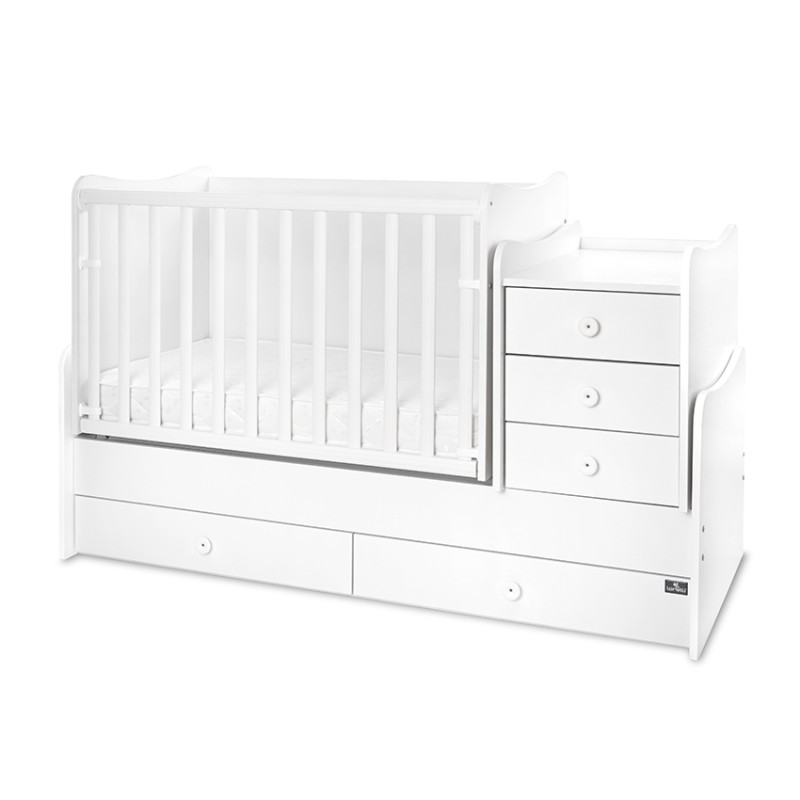 BED MAXI PLUS 70/160 TRIO WHITE