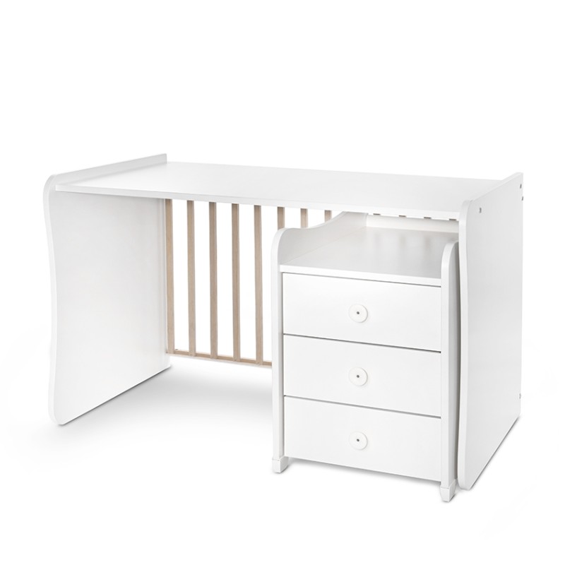 BED MAXI PLUS 70/160 TRIO WHITE