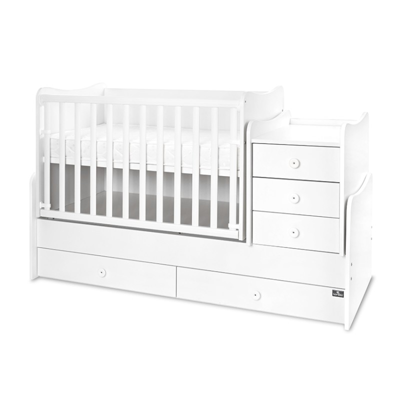 BED MAXI PLUS 70/160 TRIO WHITE