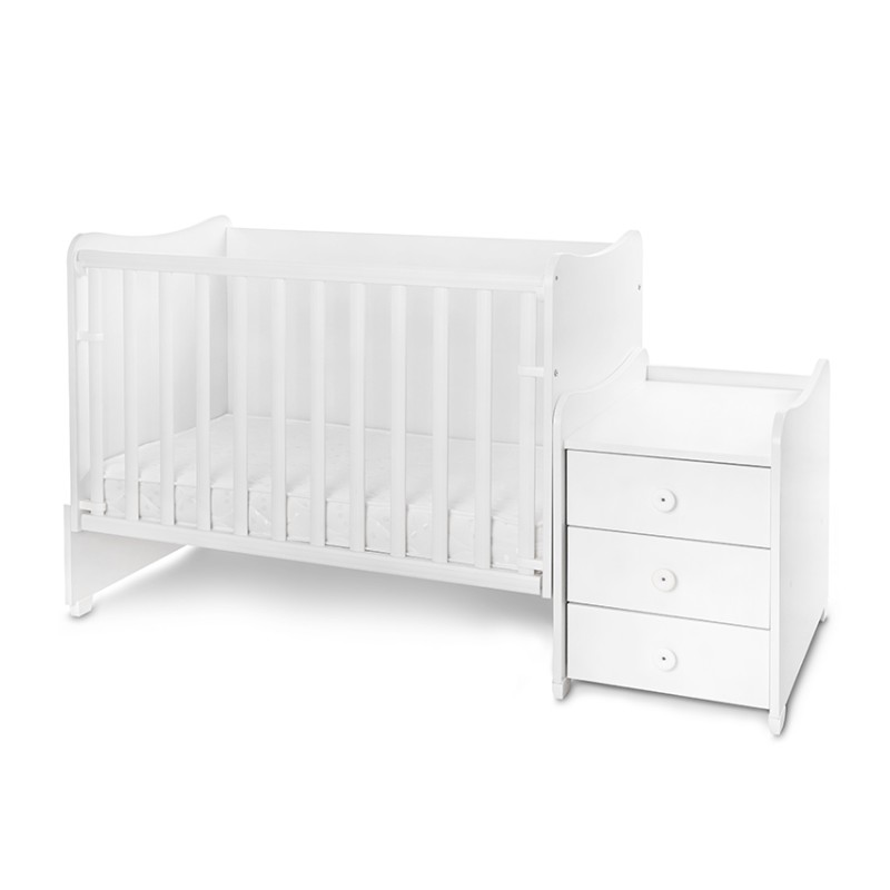 BED MAXI PLUS 70/160 TRIO WHITE