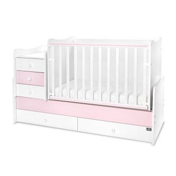 BED MAXI PLUS NEW 70/160 WHITE/ORCHID PINK