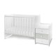 BED MAXI PLUS NEW 70/160 WHITE/MILKY GREEN