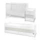 BED MAXI PLUS NEW 70/160 WHITE/MILKY GREEN