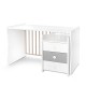 BED MAXI PLUS NEW 70/160 WHITE/STONE GREY